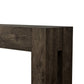 Abaso Console Table - Ebony Rustic Wormwood Oak