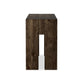 Abaso Console Table - Ebony Rustic Wormwood Oak
