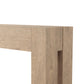 Abaso Console Table - Whitewash Rustic Wormwood Oak