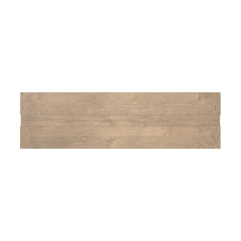 Abaso Console Table - Whitewash Rustic Wormwood Oak
