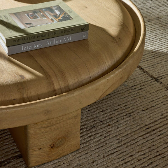Tervin Coffee Table - Natural Mexican Oak Veneer