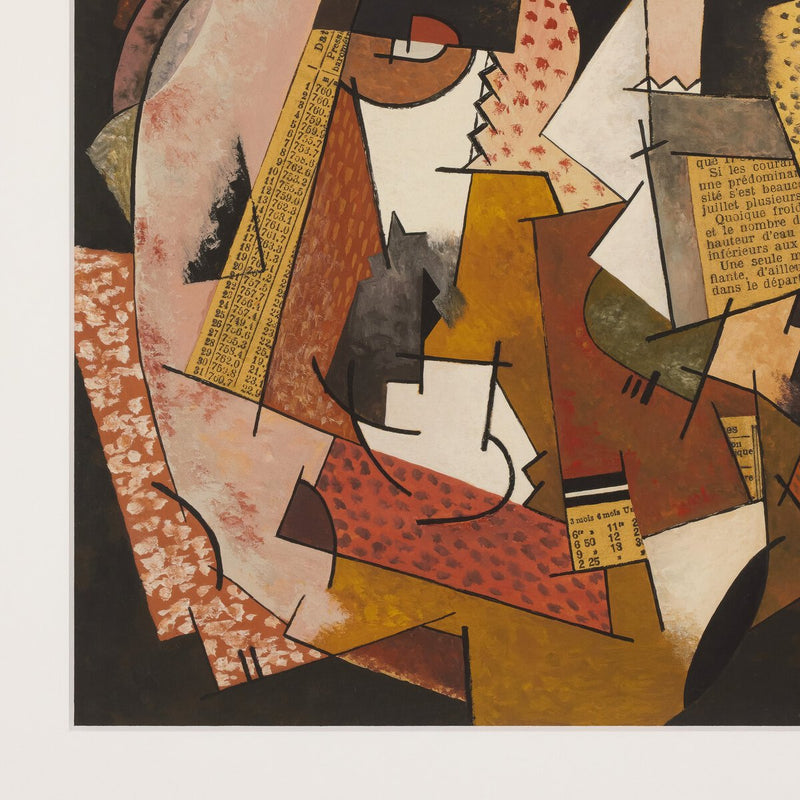 Composition Au Papier Journal by Georges Valmier - 14"X16"