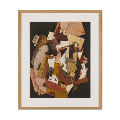 Composition Au Papier Journal by Georges Valmier - 14"X16"