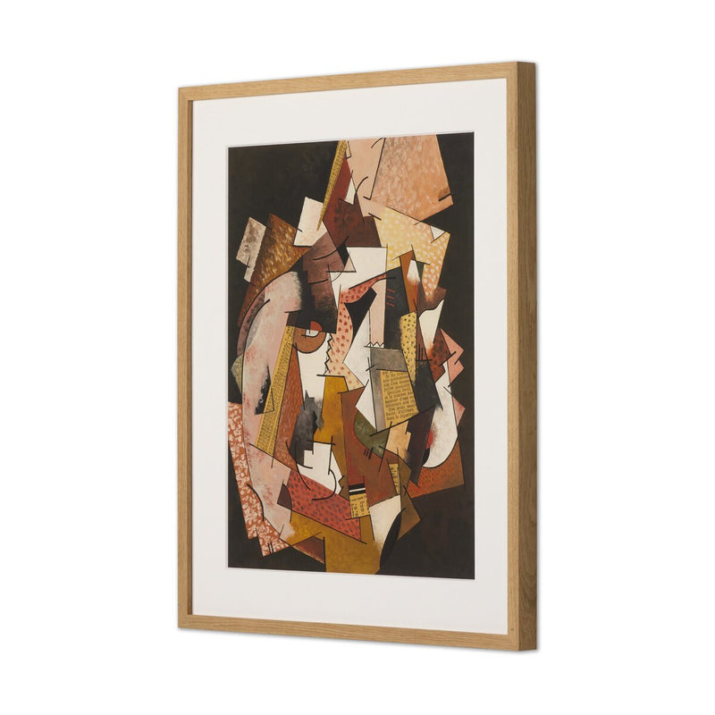 Composition Au Papier Journal by Georges Valmier - 14"X16"