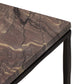 Piet Marble Nightstand - Smoke Plum Marble