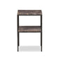 Piet Marble Nightstand - Smoke Plum Marble