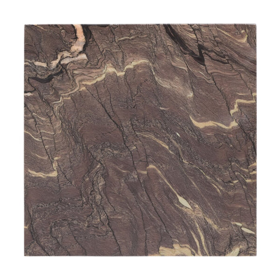 Piet Marble Nightstand - Smoke Plum Marble