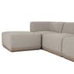 Evander Outdoor 4 Pc Sectional W/ Ottoman