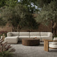 Evander Outdoor 4 Pc Sectional W/ Ottoman