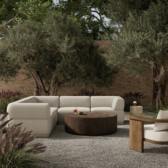 Evander Outdoor 5 Pc Sectional