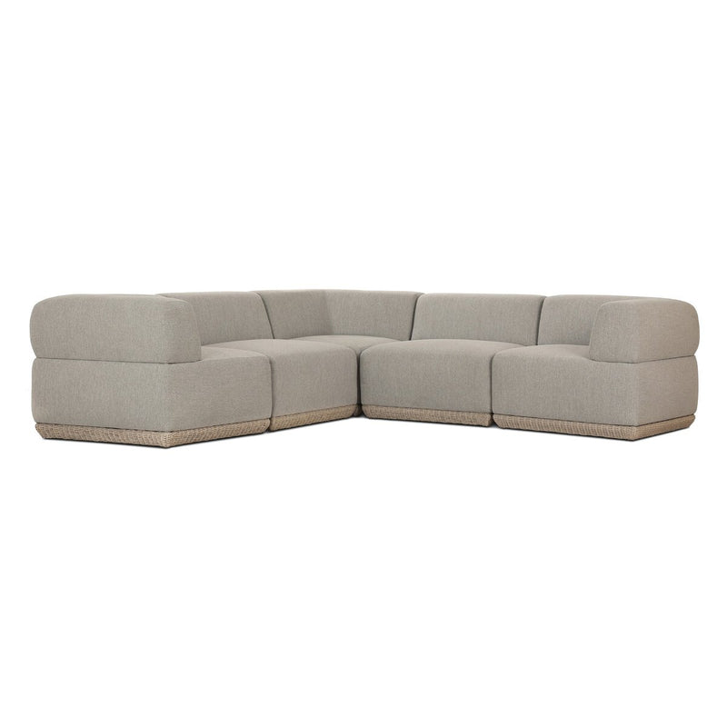 Evander Outdoor 5 Pc Sectional