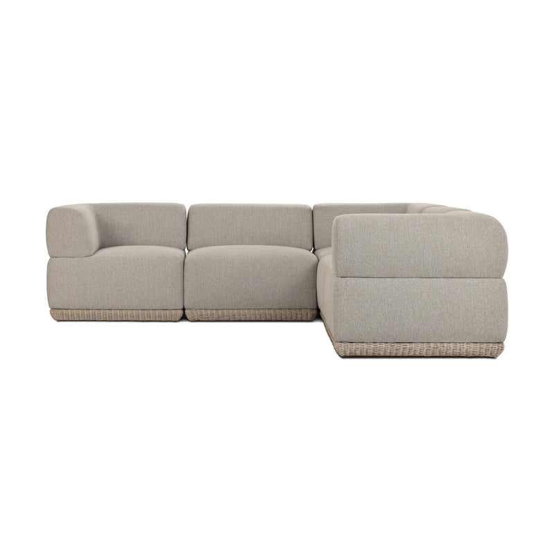 Evander Outdoor 5 Pc Sectional