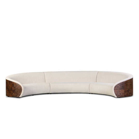 Rainey 3-Piece Sectional - Crypton Nomad Snow