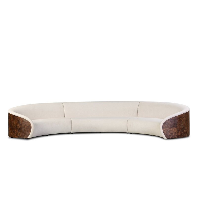 Rainey 3-Piece Sectional - Crypton Nomad Snow