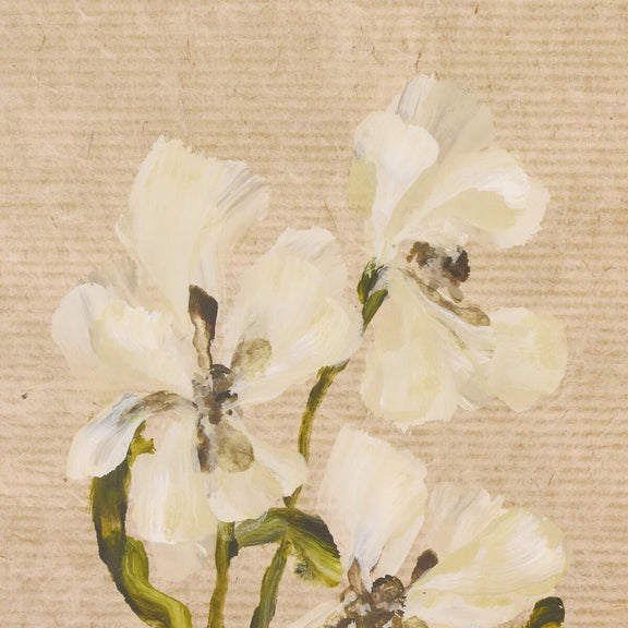 Blooms II Triptych by Brittney Schulz - 36"X16"