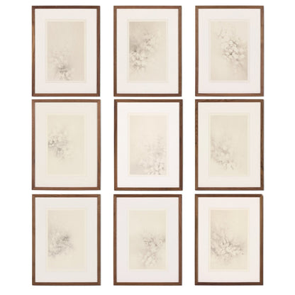 Breath Drawing (Set of 9) by Adrián White - 36"X48"