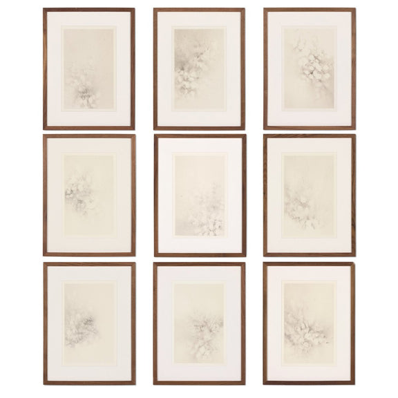 Breath Drawing (Set of 9) by Adrián White - 36"X48"