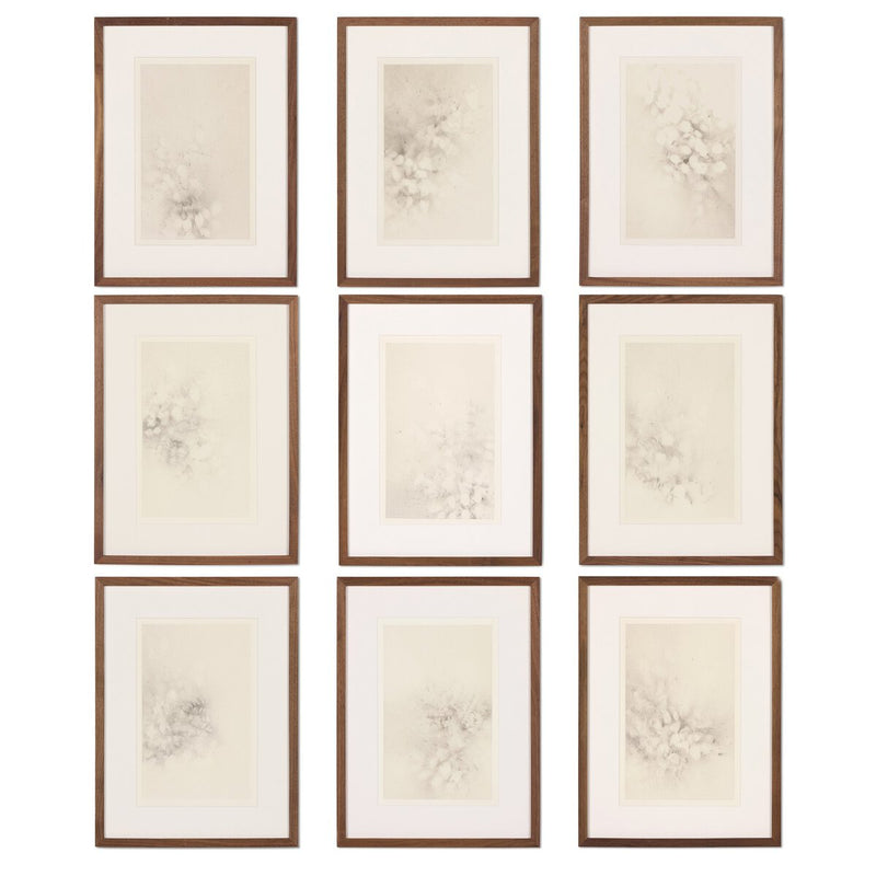 Breath Drawing (Set of 9) by Adrián White - 36"X48"