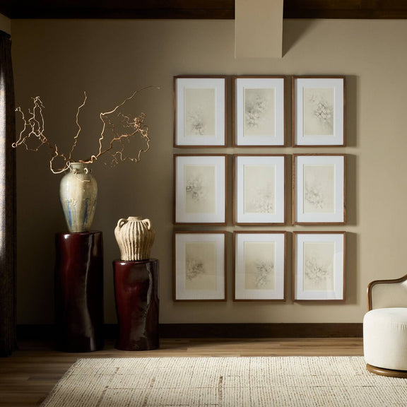 Breath Drawing (Set of 9) by Adrián White - 54"X72"