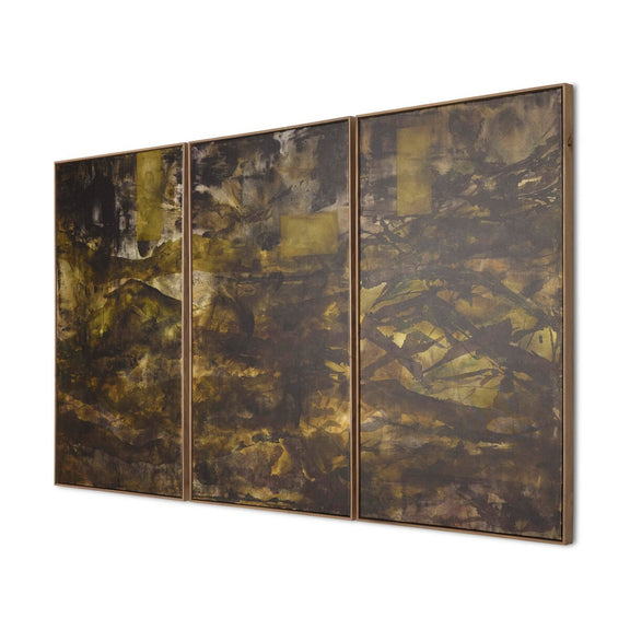 Angle Triptych by Matera - 157.5"X89"