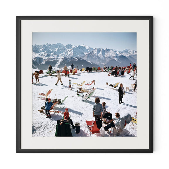 Verbier Vacation by Slim Aarons - 32"X32"