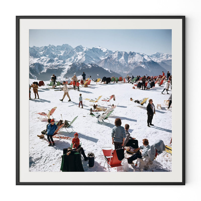 Verbier Vacation by Slim Aarons - 48"X48"