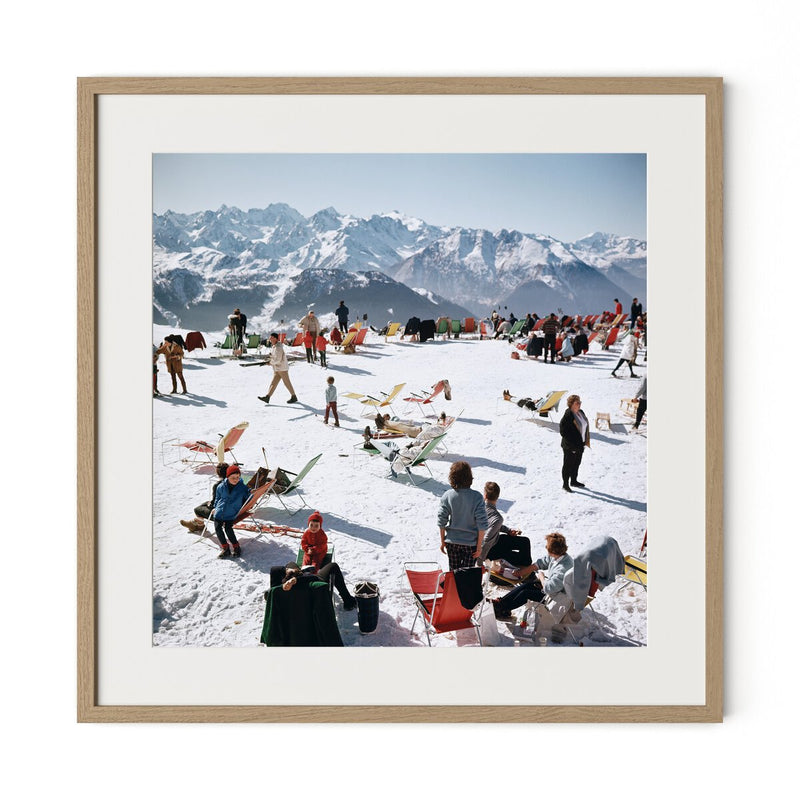 Verbier Vacation by Slim Aarons - 32"X32"