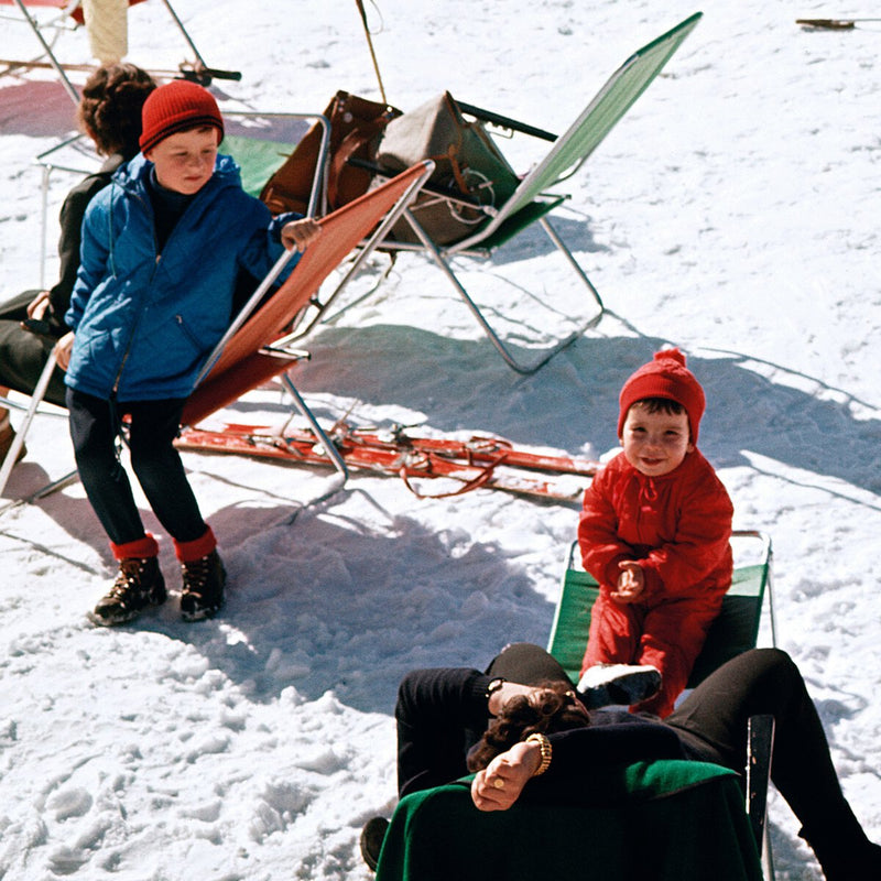 Verbier Vacation by Slim Aarons - 32"X32"