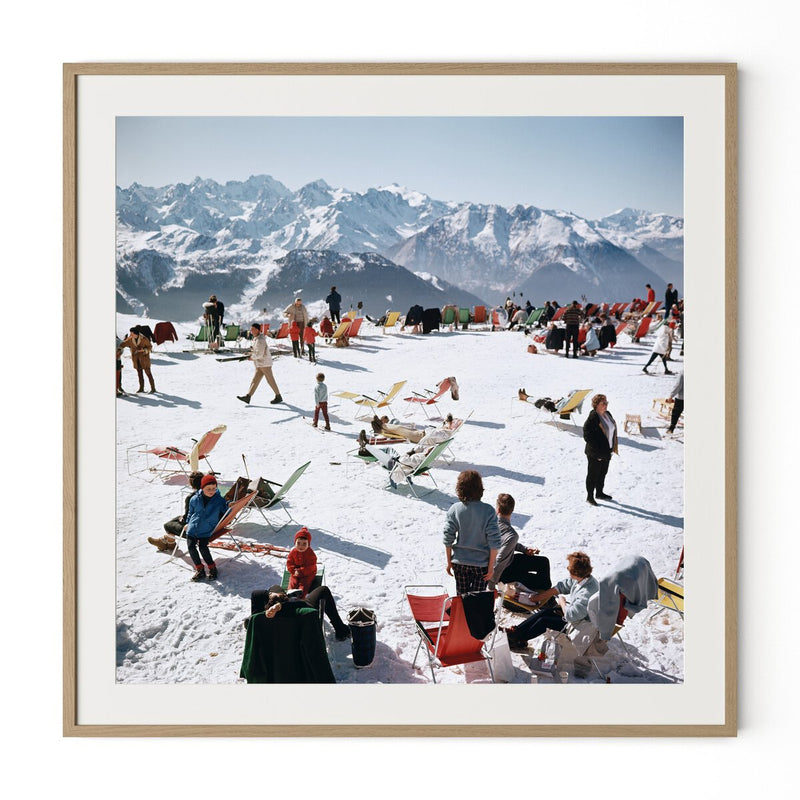 Verbier Vacation by Slim Aarons - 48"X48"