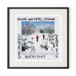 Skiing Waiters Slide by Slim Aarons - 32"X32"