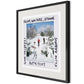 Skiing Waiters Slide by Slim Aarons - 32"X32"