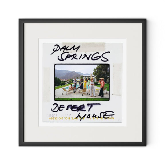 Desert House Party Slide by Slim Aarons - 24"X24"