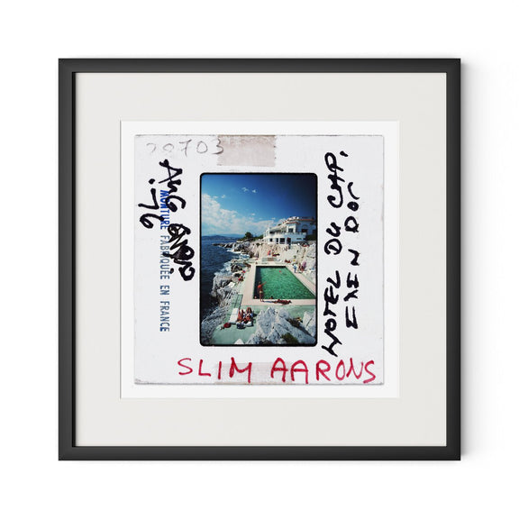Eden-Roc Pool Slide by Slim Aarons - 24"X24"
