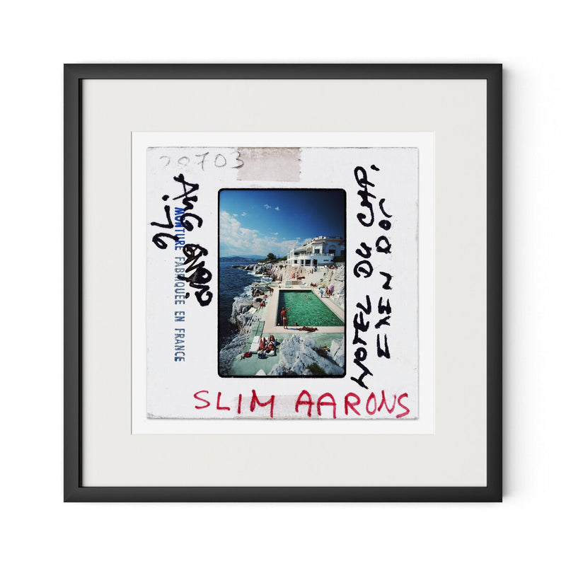 Eden-Roc Pool Slide by Slim Aarons - 24"X24"
