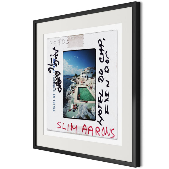 Eden-Roc Pool Slide by Slim Aarons - 32"X32"