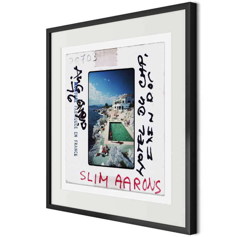 Eden-Roc Pool Slide by Slim Aarons - 32"X32"