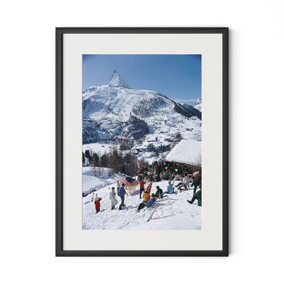 Zermatt Skiing by Slim Aarons - 24"X32"