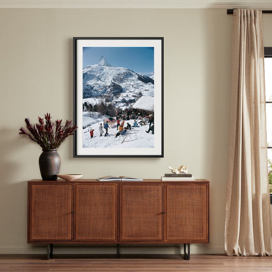 Zermatt Skiing by Slim Aarons - 36"X48"