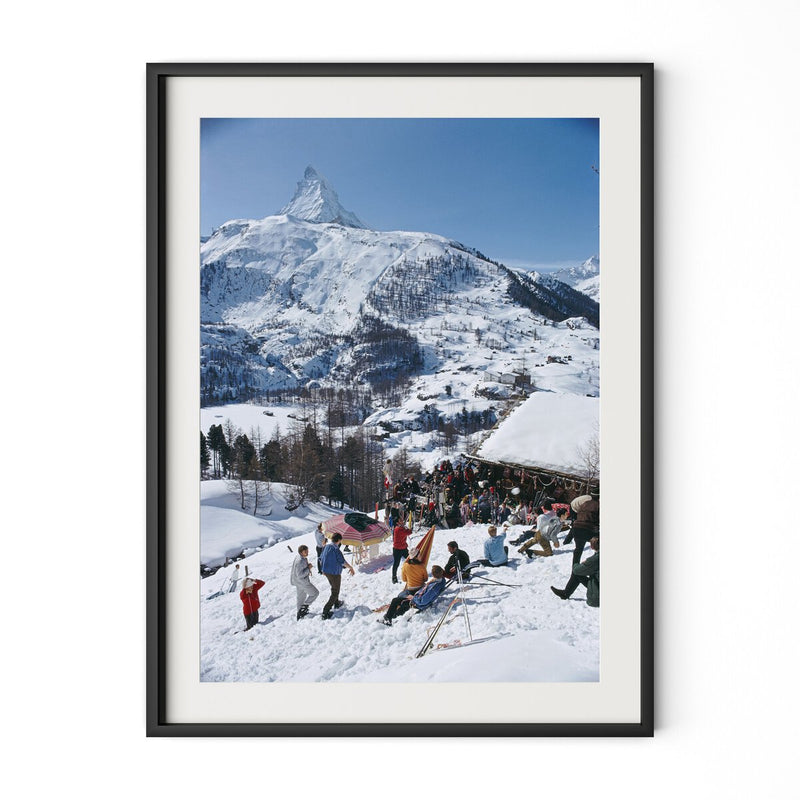 Zermatt Skiing by Slim Aarons - 36"X48"