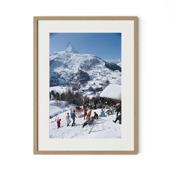 Zermatt Skiing by Slim Aarons - 24"X32"