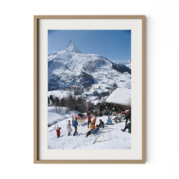Zermatt Skiing by Slim Aarons - 30"X40"