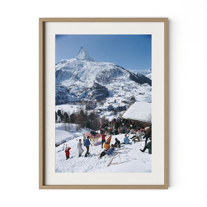 Zermatt Skiing by Slim Aarons - 30"X40"