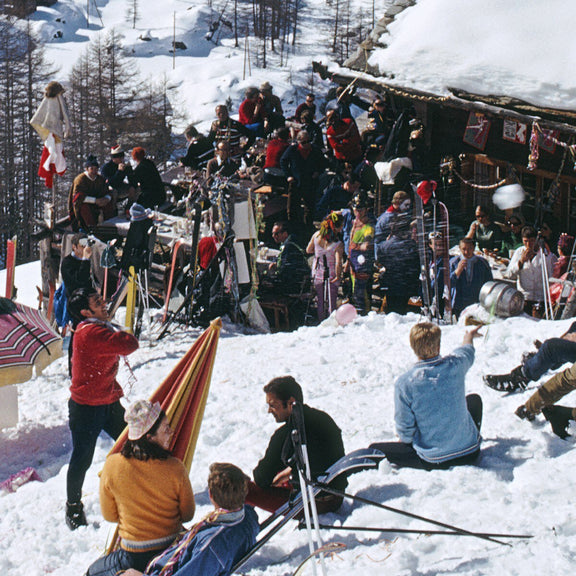 Zermatt Skiing by Slim Aarons - 36"X48"