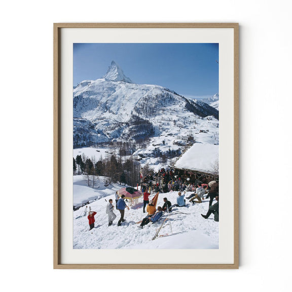 Zermatt Skiing by Slim Aarons - 36"X48"