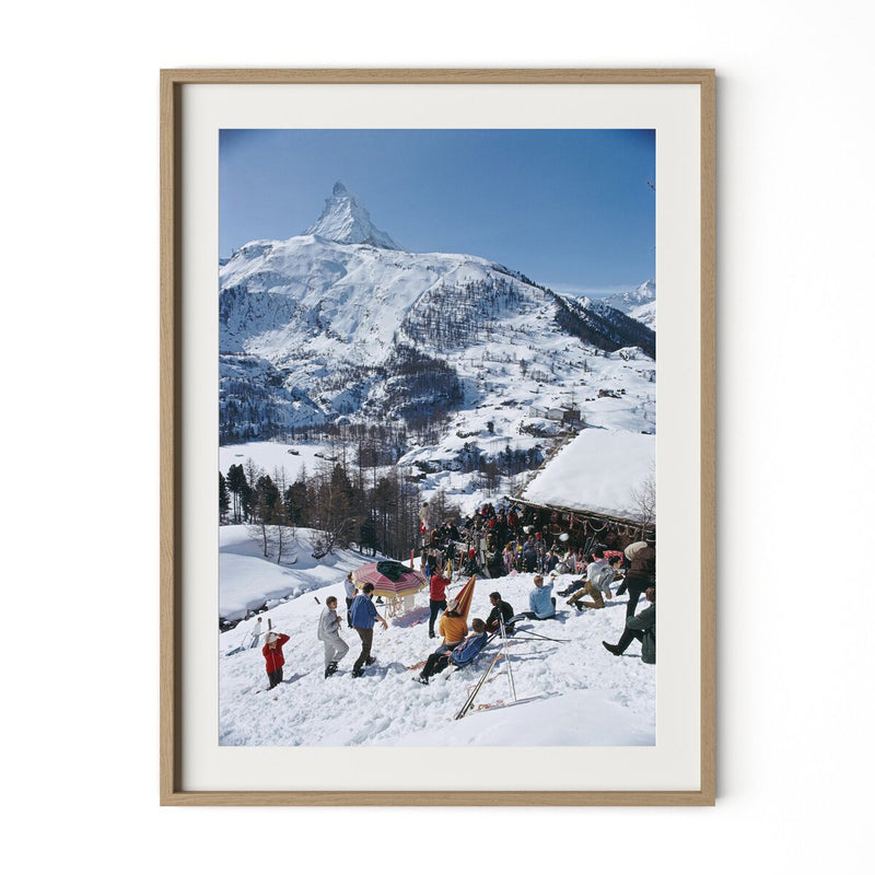 Zermatt Skiing by Slim Aarons - 36"X48"