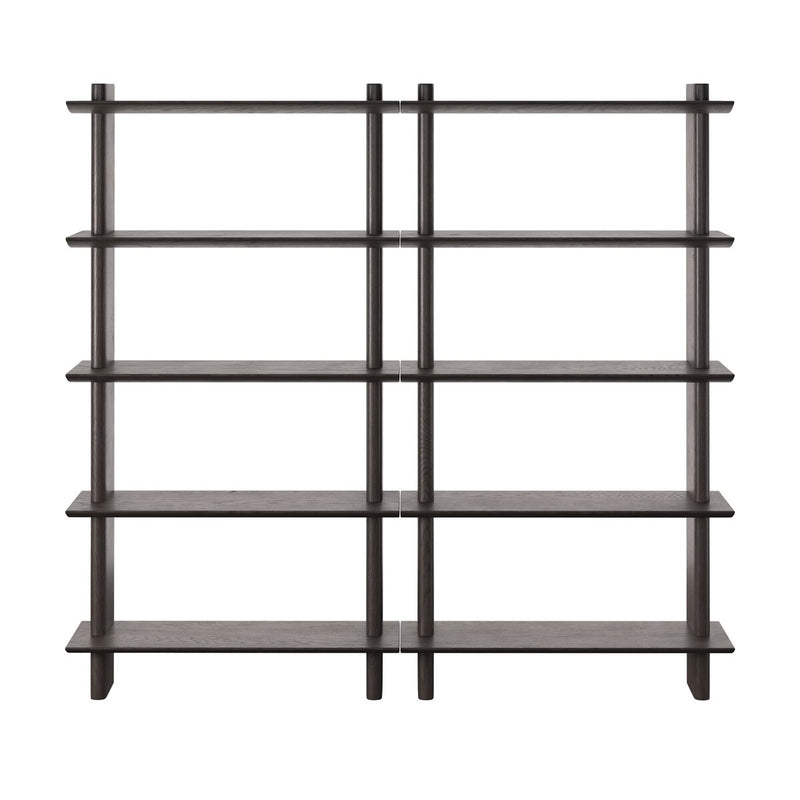 James Wall Mounted Bookcase - Double
