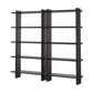 James Wall Mounted Bookcase - Double