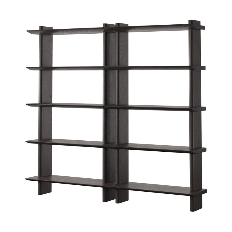 James Wall Mounted Bookcase - Double