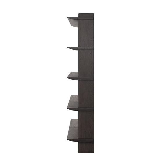 James Wall Mounted Bookcase - Double