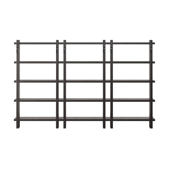James Wall Mounted Bookcase - Triple